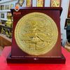 QUÀ TẶNG TRANH CHÙA KEO BẰNG ĐỒNG VÀNG (Đk 23cm).