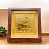 TRANH HOA SEN BẰNG ĐỒNG, MẠ VÀNG 24k (20cm x 20cm)