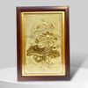 TRANH HOA SEN BẰNG ĐỒNG,<> (Kích thước 24cm x 34cm)