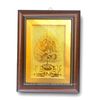 TRANH LÁ BỒ ĐỀ BÌNH AN, DÁT VÀNG (32cm x 42cm)