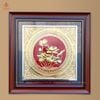 TRANH ĐỒNG HOA SEN (Kích thước 42cm x 42xm)