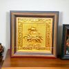 TRANH HOA SEN BẰNG ĐỒNG, DÁT VÀNG (26cm*26cm)