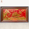 TRANH ĐỒNG THUẬN BUỒM XUÔI GIÓ, DÁT VÀNG (52cm*92cm)