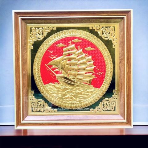 TRANH ĐỒNG THUẬN BUỒM XUÔI GIÓ (70cm*70cm)