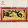 TRANH ĐỒNG THUẬN BUỒM XUÔI GIÓ, MẠ VÀNG 24K (Kích thước 107cm x197cm)