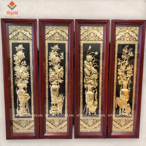 BỘ TRANH ĐỒNG TỨ BÌNH (Kích thước 41 - 127cm)