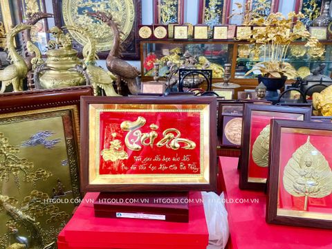 TRANH ĐỒNG CHỮ TRI ÂN (24cm*34cm)