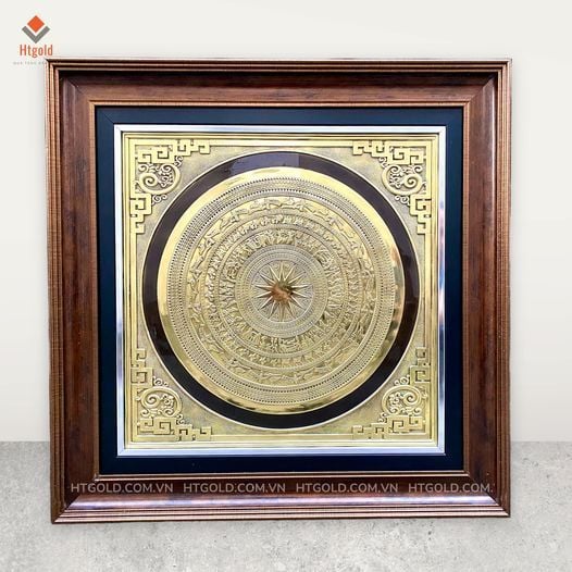 TRANH ĐỒNG MẶT TRÔNG ĐỒNG (Kích thước 55cm x 55cm)