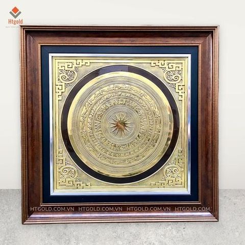 TRANH ĐỒNG MẶT TRÔNG ĐỒNG (Kích thước 55cm x 55cm)