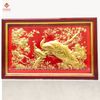 TRANH ĐỒNG PHU THÊ VIÊN MÃN, MẠ VÀNG 24K (Kích thước 81cm x 127cm)