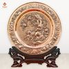 QUÀ TẶNG TRANH ĐĨA ĐỒNG- TÙNG HẠC DIÊN  NIÊN (đường kính 35cm; Tổng chiều cao 41cm)