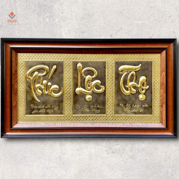 TRANH ĐỒNG PHÚC LỘC THỌ (55cm*95cm)