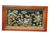 TRANH ĐỒNG CỬU NGƯ QUẦN HỘI, DÁT ĐIỂM VÀNG BẠC (Kích thước 88cm -155cm)