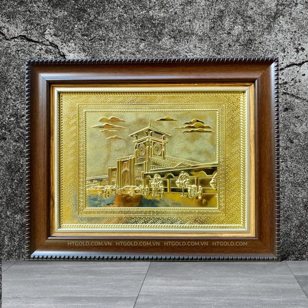 TRANH ĐỒNG CHỢ BẾN THÀNH (28cm*34cm)