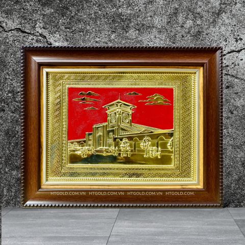 TRANH ĐỒNG CHỢ BẾN THÀNH (28cm*34cm)