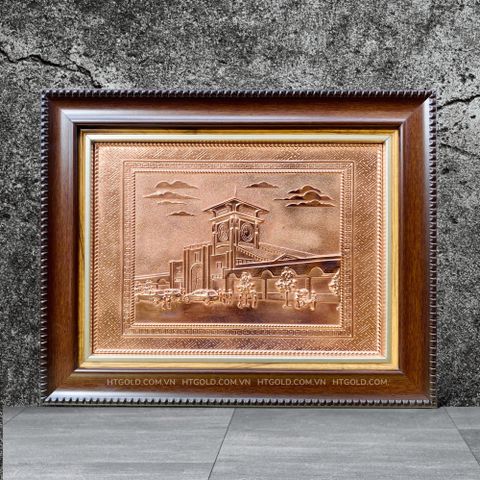 TRANH ĐỒNG CHỢ BẾN THÀNH (28cm*34cm)