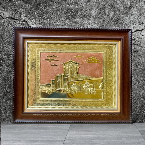 TRANH ĐỒNG CHỢ BẾN THÀNH (28cm*34cm)