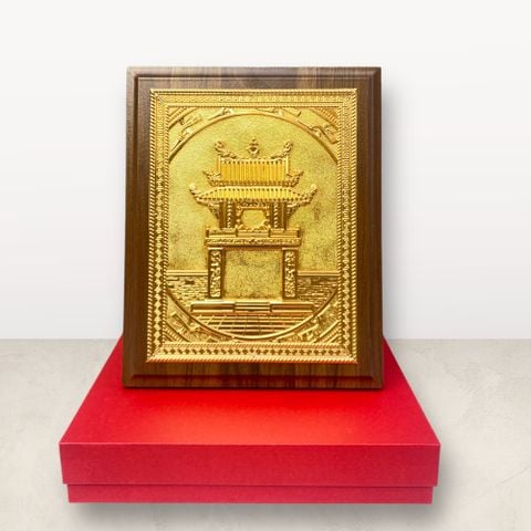 TRANH ĐỒNG KHUÊ VĂN CÁCDÁT VÀNG (20cm * 25cm)