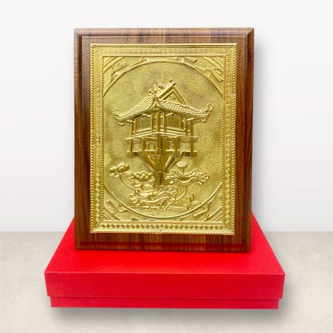 TRANH ĐỒNG CHÙA MỘT CỘT (20cm * 25cm)