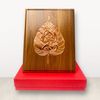 TRANH LÁ BỒ ĐỀ BÌNH AN, BẰNG ĐỒNG ĐỎ<br>(Kích thước  20cm x 25cm)..