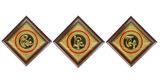 BỘ TRANH CHỮ PHÚC LỘC THỌ BẰNG ĐỒNG (40cm x 40cm)