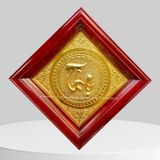 BỘ TRANH ĐỒNG CHỮ PHÚC LỘC THỌ, MẠ VÀNG 24K (40cm x 40cm)