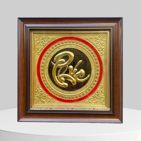 TRANH CHỮ PHÚC BẰNG ĐỒNG (40cm * 40cm)