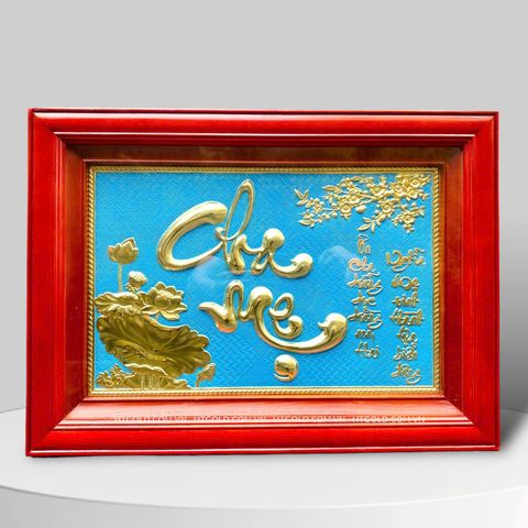 TRANH ĐỒNG CHỮ CHA MẸ (40cm*55cm)