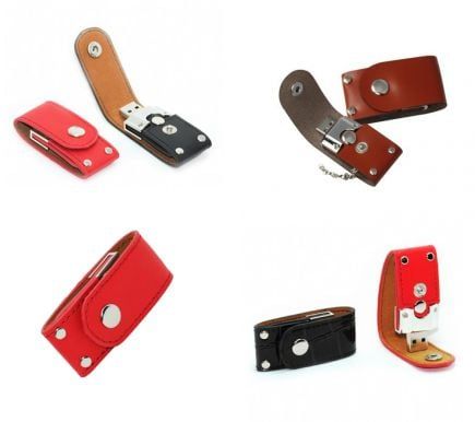 USB  bọc da PU 20
