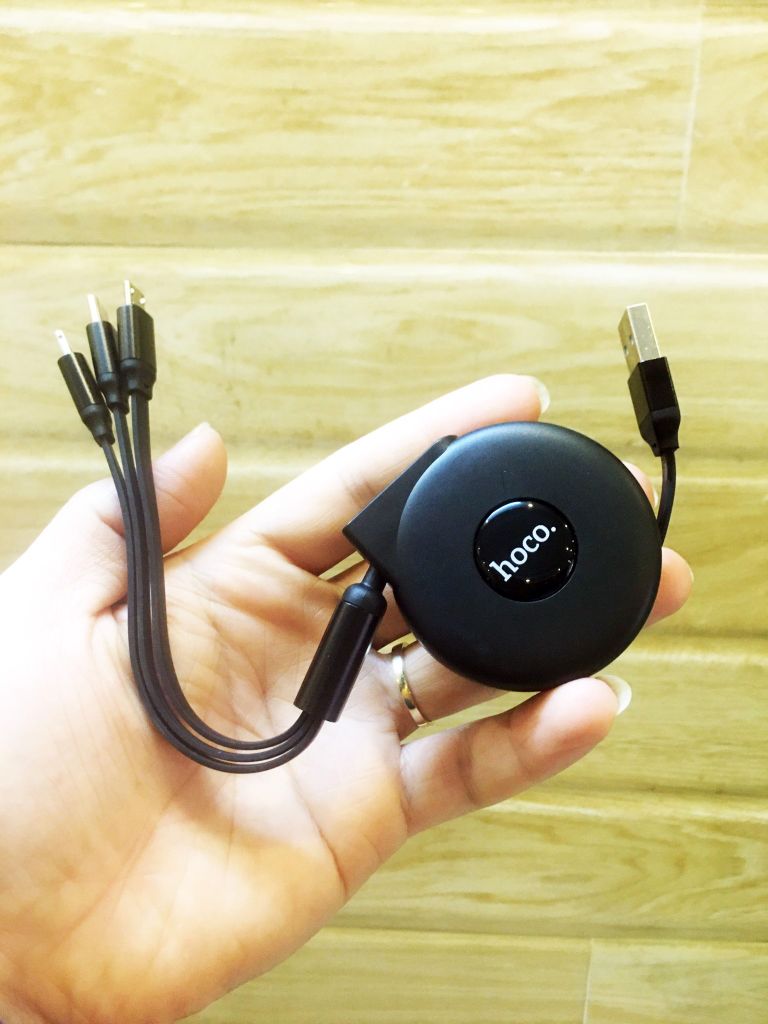 Quận cáp sạc Hoco U50 - In logo FPT phân phối