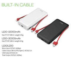 Pin sạc dự phòng phổ thông 10 25