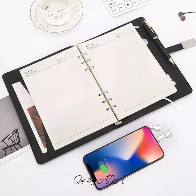 Quà tặng sổ sạc đa năng 1A