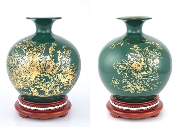 Gốm sứ vẽ vàng GSV31