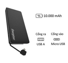 Pin dự phòng Energizer 10000 mAh XP10002A