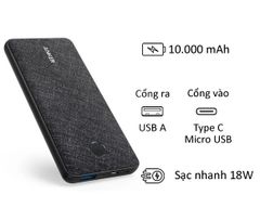 Pin Sạc Dự phòng Anker PowerCore Slim 10000mAh B2B A1229