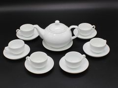 Ấm chén Bát Tràng làm quà tặng mẫu 02