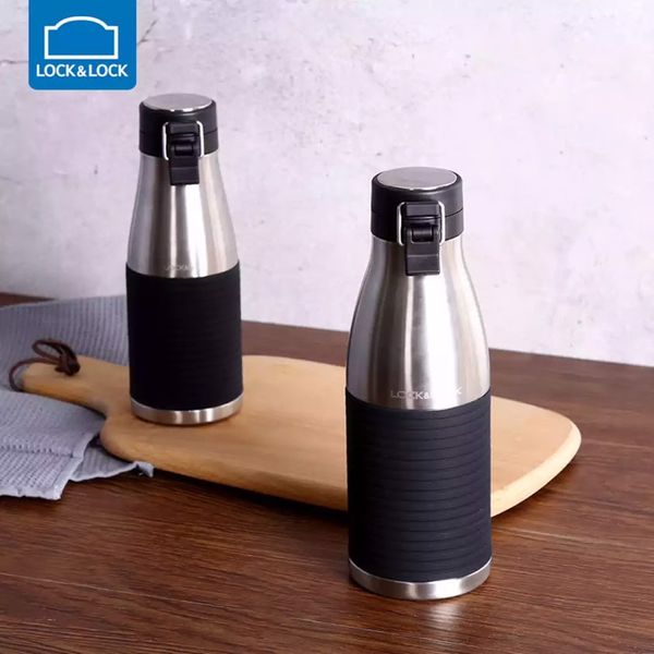 Bình giữ nhiệt Lock&Lock Cylinder Bottle Tumbler 600ml LHC4146SLV