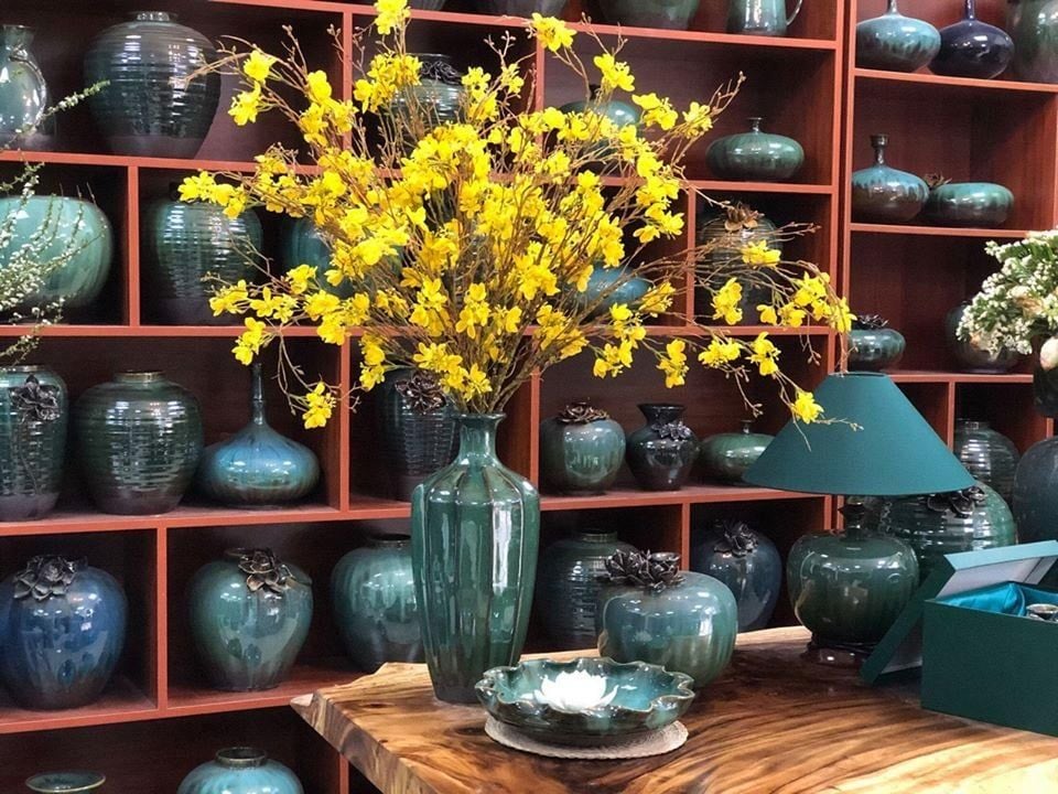 Lọ hoa men hỏa biển - 08