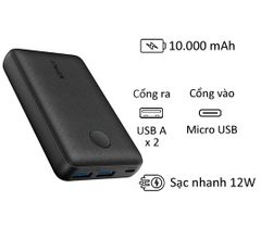 Pin dự phòng Anker PowerCore Select 10000mAh A1223