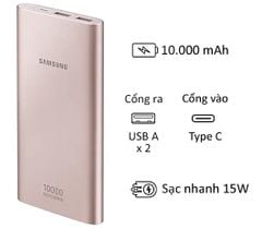 Pin dự phòng Samsung EB-P1100 10.000 Mah cổng USB-C