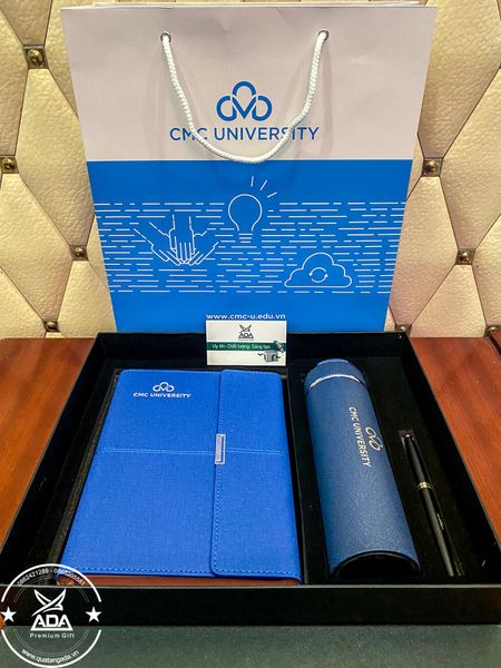 Bộ quà tặng 3 sản phẩm - In logo trường đại học CMC