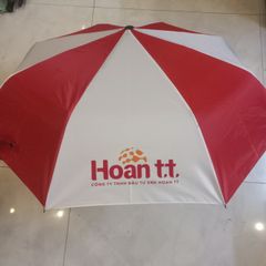 Sản phẩm ô dù gấp 2 tự động - In logo HoanTT