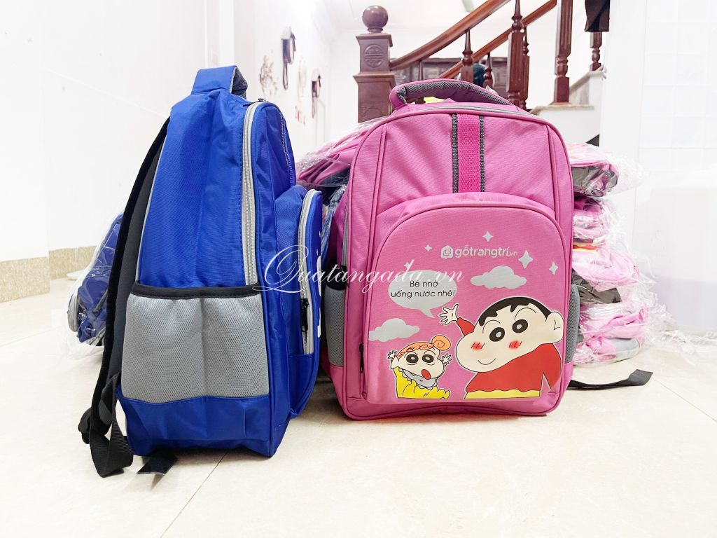Sản xuất balo trẻ em quà tặng in logo GoTrangTri