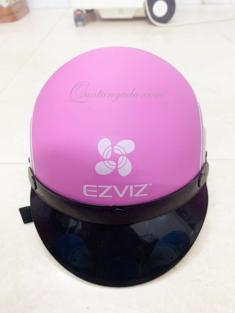 Mũ bảo hiểm in logo quà tặng KH EZVIZ