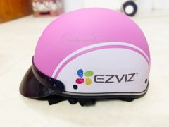 Mũ bảo hiểm in logo quà tặng KH EZVIZ