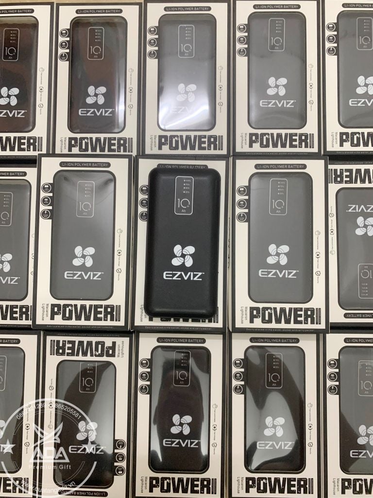 Pin sạc dự phòng cao cấp in logo KH EZVIZ