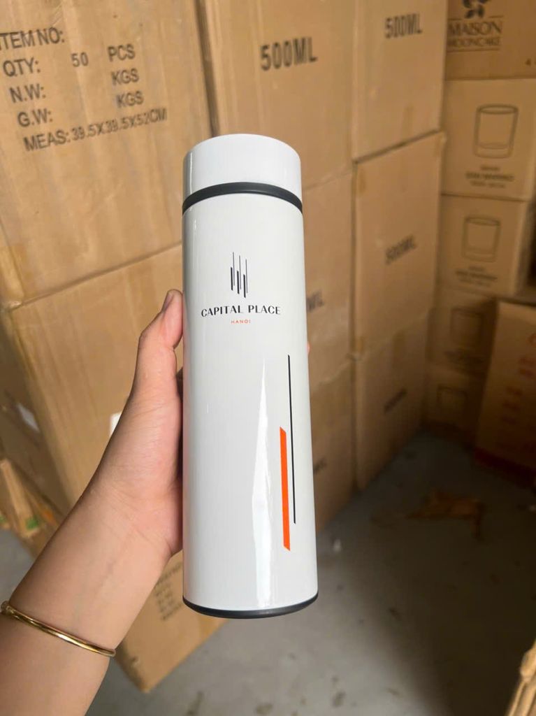 Bình giữ nhiệt quà tặng in logo Capital Place