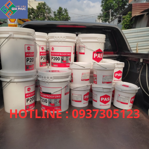  CHỐNG THẤM PAS P200 - CHỐNG THẤM TƯỜNG MÁI - CHỐNG TIA UV 