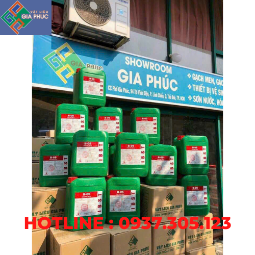  TẨY RỈ SẮT THÉP B05 - TẨY RỈ THÉP - HÓA CHẤT TẨY RỈ - CAN 5L 