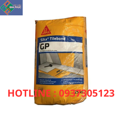  KEO DÁN GẠCH SIKA TILEBOND GP XÁM 25KG (KHỔ GẠCH DƯỚI 80) 